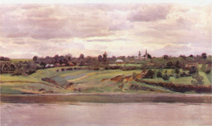 «Село Маньківка». 1964. Полотно, олія